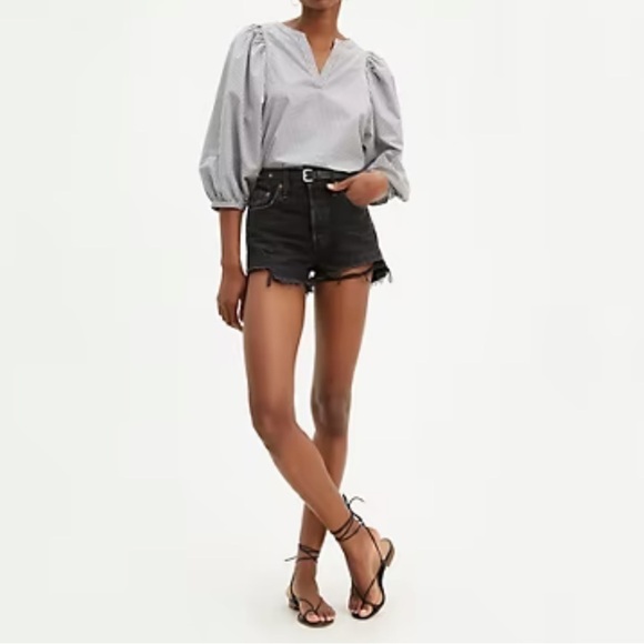 501® levis ORIGINAL HIGH RISE WOMEN'S SHORTS - Picture 1 of 9